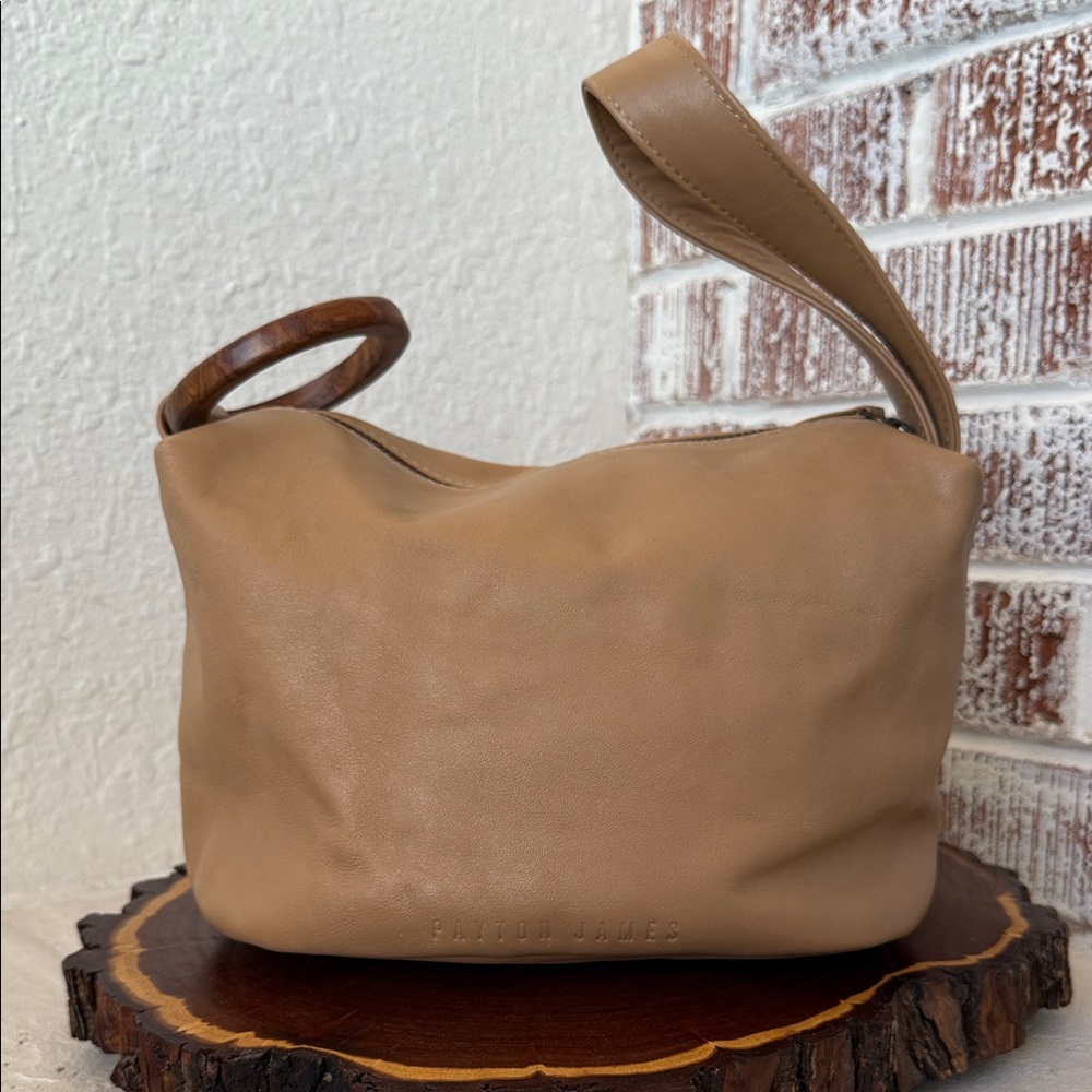 Payton James Leather Wristlet